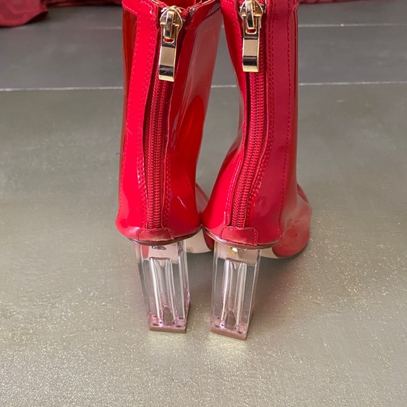 Red clear boots - Picture 3 of 5